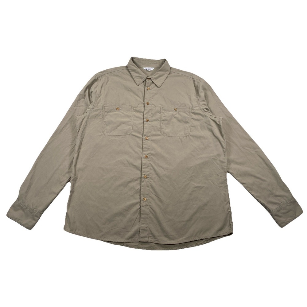 Clothing Arts P Cubed Pick Pocket Proof Shirt Beige Men's XXL